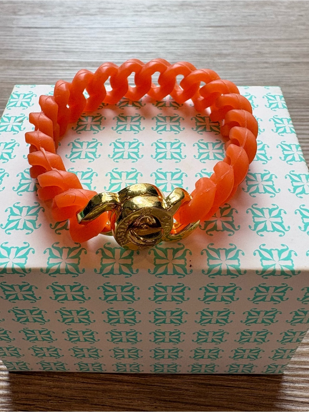 Rustic Cuff 3pc Silicone Bracelet Stack Orange Yellow Purple & Gift Box - Picture 5 of 7